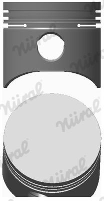 NÜRAL Stempel 87-206607-10 NÜRAL 87-206607-10 Motor stempel Ford Capri MK3 til en fordelagtig pris