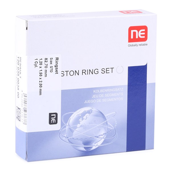 NE Piston Ring Kit 8938370000 NE 8938370000 RENAULT Taliant Saloon piston rings replacement