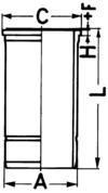 KOLBENSCHMIDT Silindrihülss 89897110 KOLBENSCHMIDT Silindrihülss / -komplekt TOYOTA 89897110
