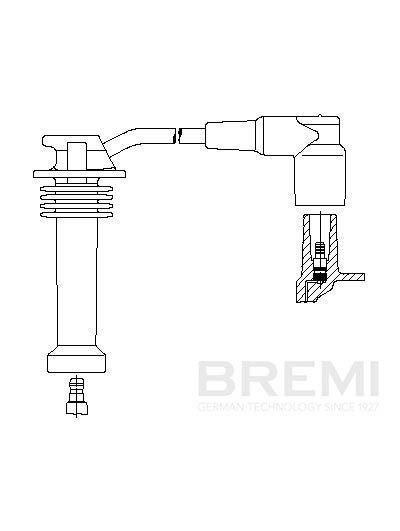 BREMI Faisceau d'allumage 8A17/32 BREMI 8A17/32 Jeu de fils d'allumage Volvo v50 mw d'origine prix