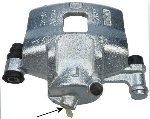 HELLA Brake caliper 8AC 355 389-621 HELLA 8AC 355 389-621 Mazda 626 GD caliper replacement