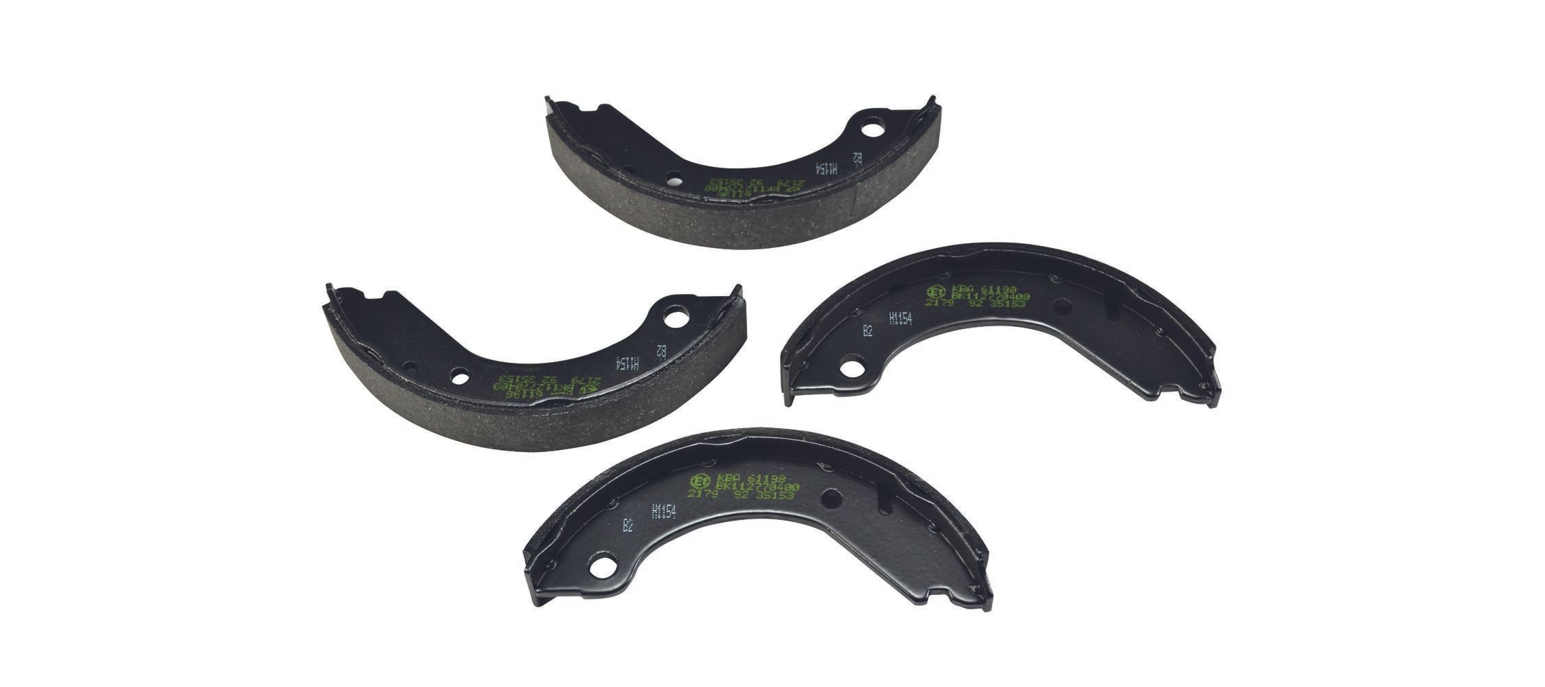 HELLA Jogo de maxilas de travão, travão de estacionamento 8DA 355 050-021 HELLA 8DA 355 050-021 originais Maxilas de travão de mão Volvo 240 Carrinha custo