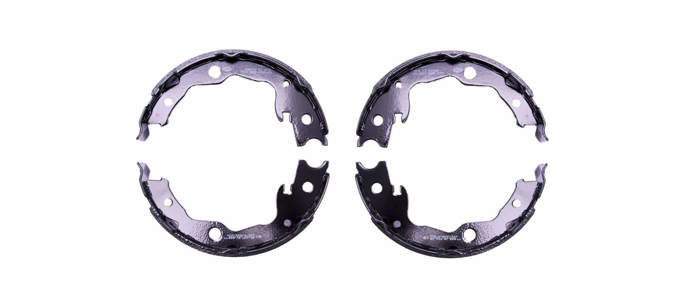 HELLA Jogo de maxilas de travão, travão de estacionamento 8DA 355 050-031 HELLA 8DA 355 050-031 originais Travão de estacionamento Tiida C12 Hatchback custo