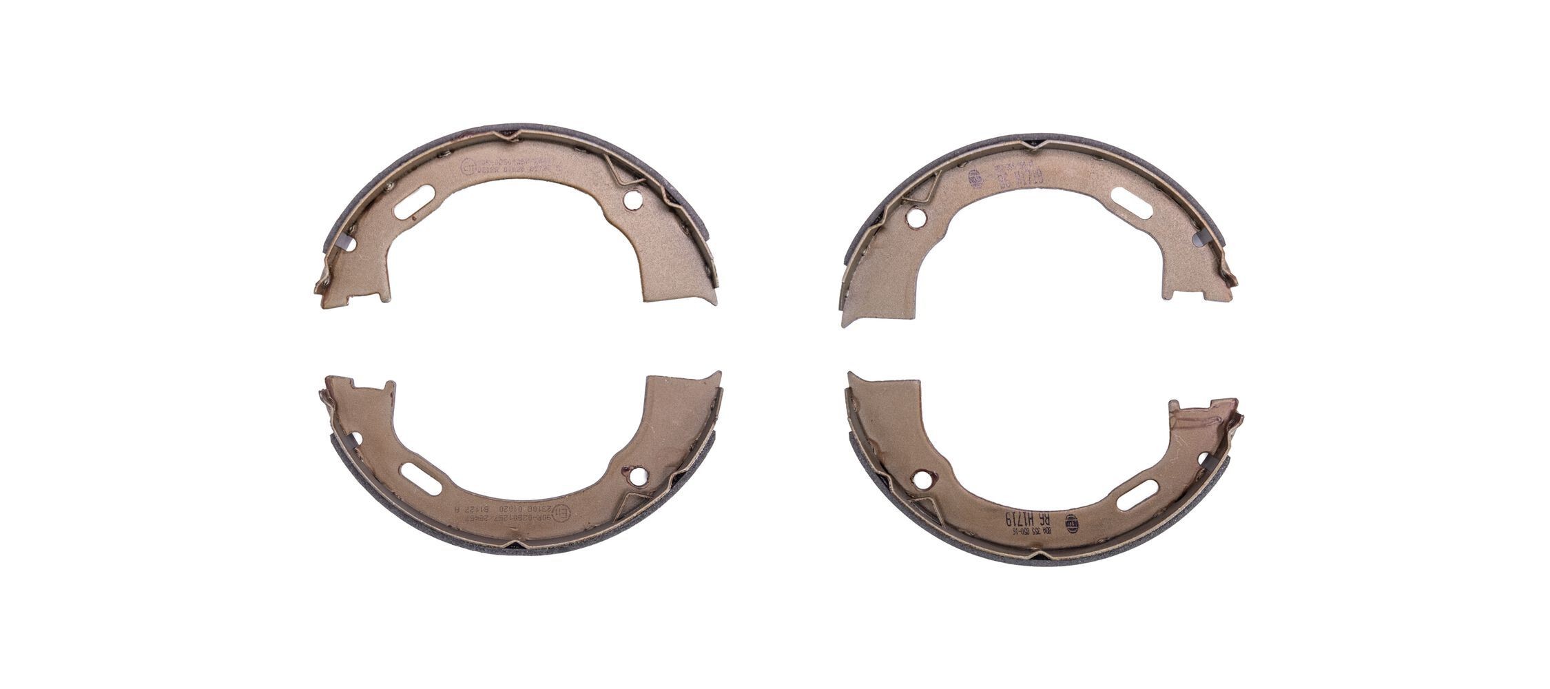 HELLA Bremseskosett, håndbrems 8DA 355 050-161 Håndbrekksko HELLA NIVA 8DA 355 050-161 billige