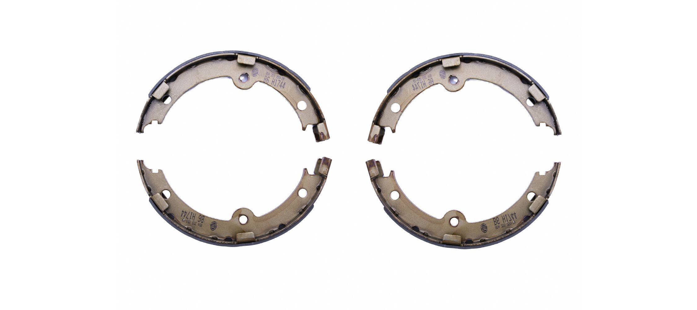 HELLA Bremseskosett, håndbrems 8DA 355 050-191 Håndbrekksko HELLA Lada NIVA 8DA 355 050-191