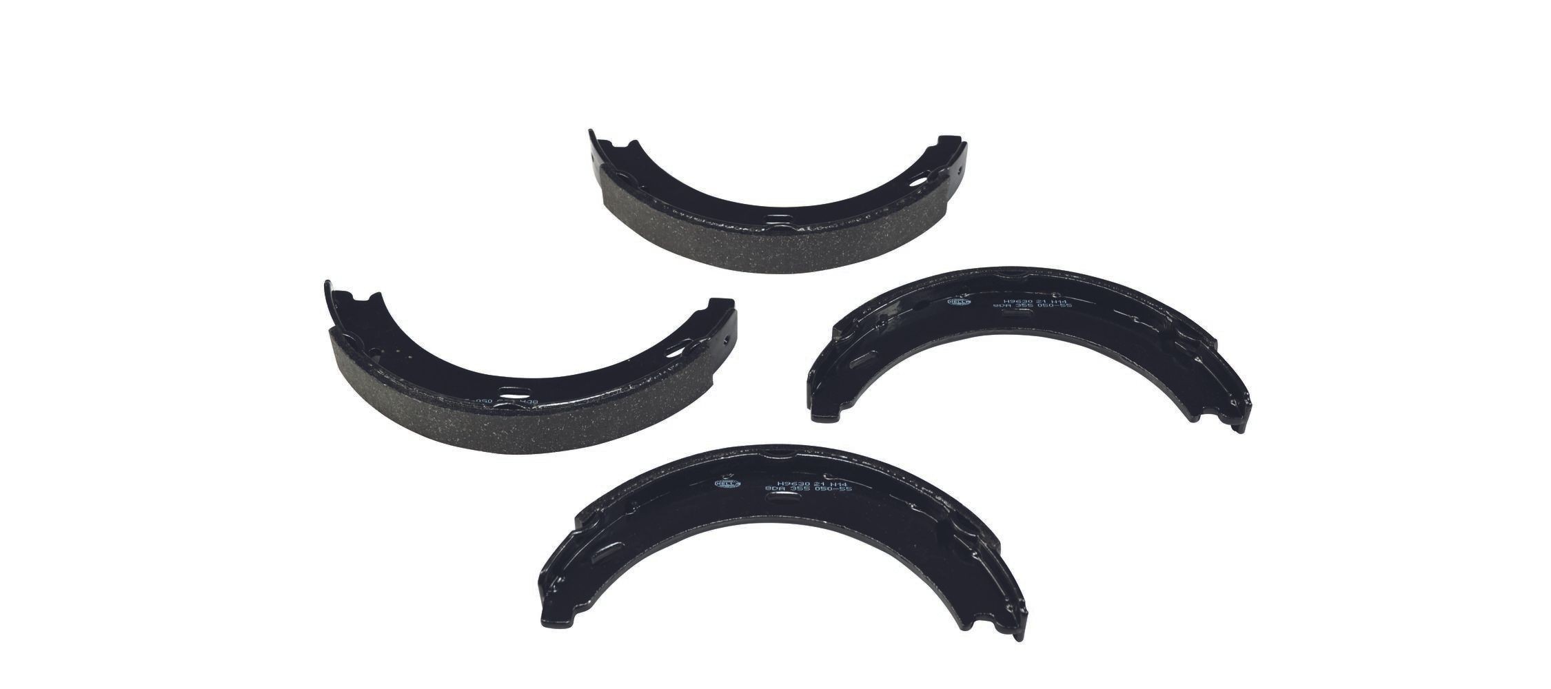 HELLA Bremseskosett, håndbrems 8DA 355 050-551 Håndbrekksko PORSCHE HELLA 8DA 355 050-551