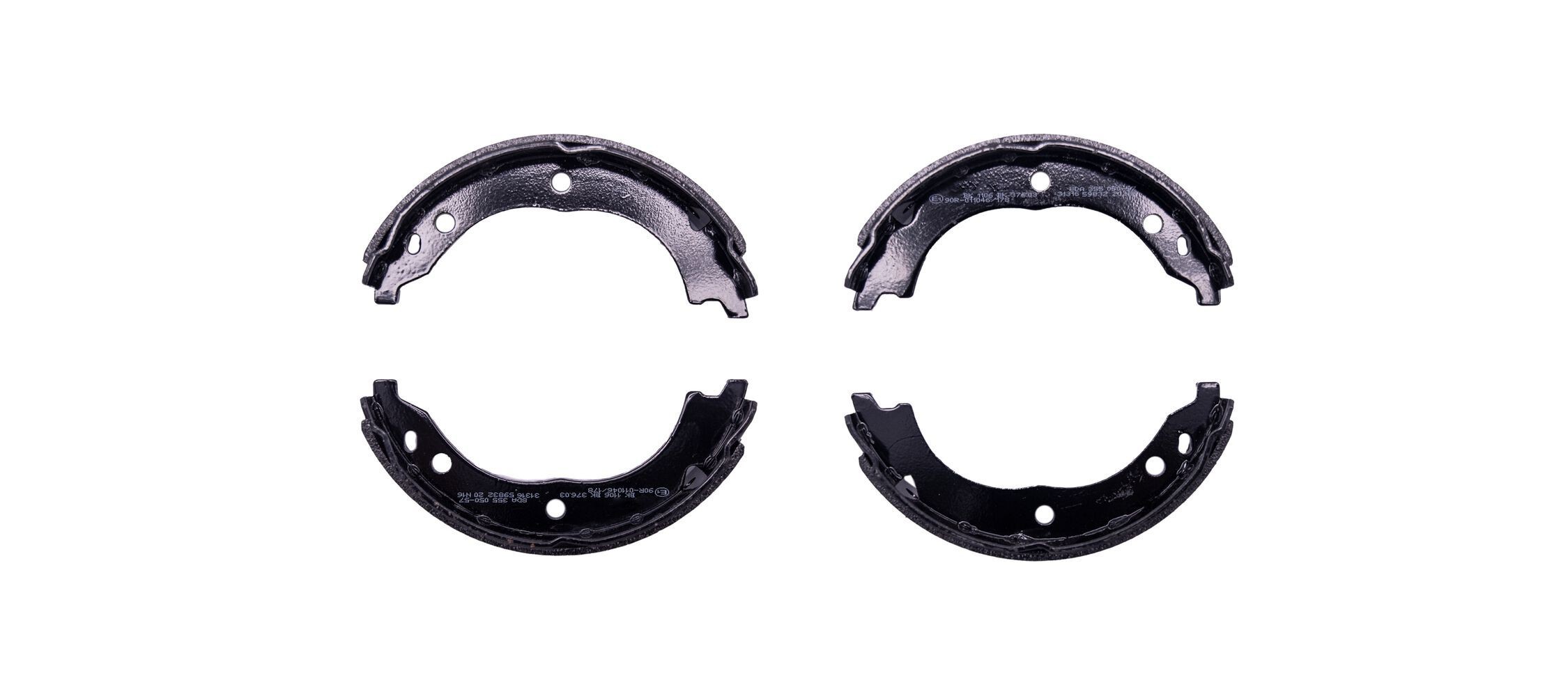 HELLA Jarrukenkäsarja, seisontajarru 8DA 355 050-571 408 SUV (P54) käsijarrukengät HELLA 8DA 355 050-571