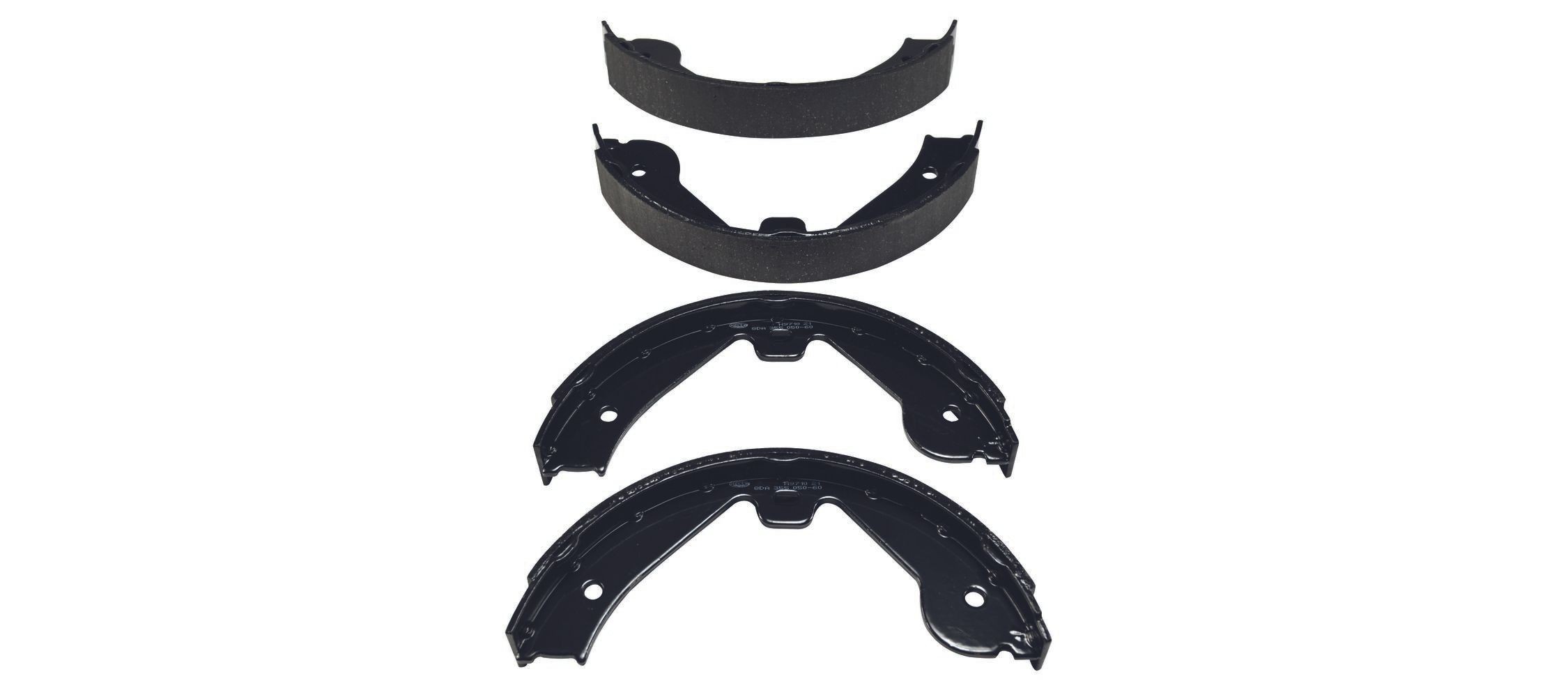 HELLA Handbrake shoes 8DA 355 050-601 HELLA 8DA 355 050-601 genuine A6 C8 Allroad (4AH) emergency brake pads price