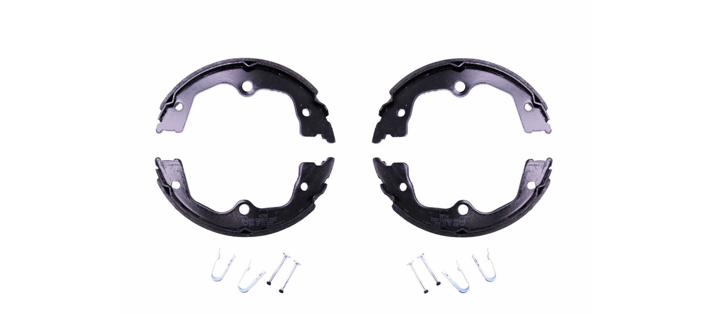 HELLA Handbrake shoes 8DA 355 051-071 HELLA 8DA 355 051-071 genuine Honda Legend KB 4 handbrake kit price