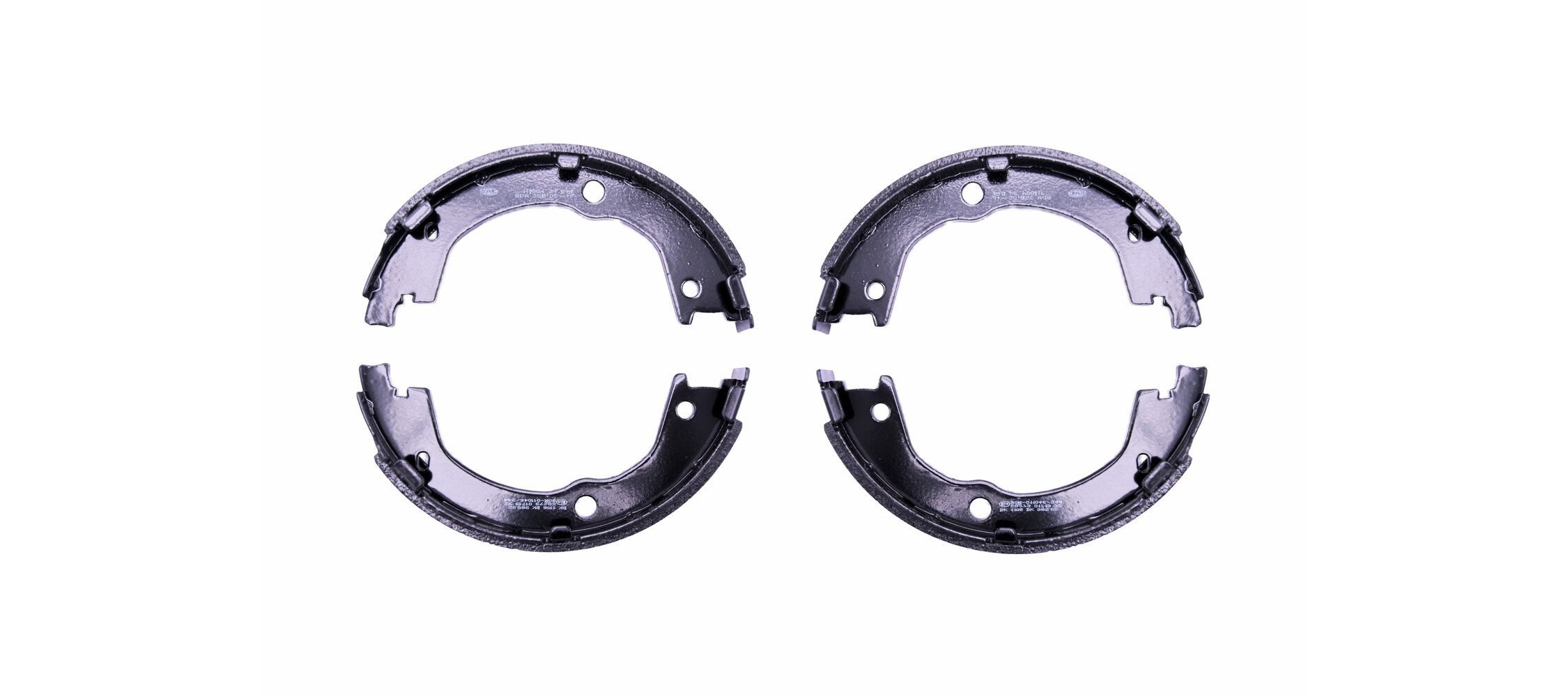 HELLA Piduriklotside komplekt, seisupidur 8DA 355 051-111 Käsipidur HELLA Hyundai ATOS 8DA 355 051-111