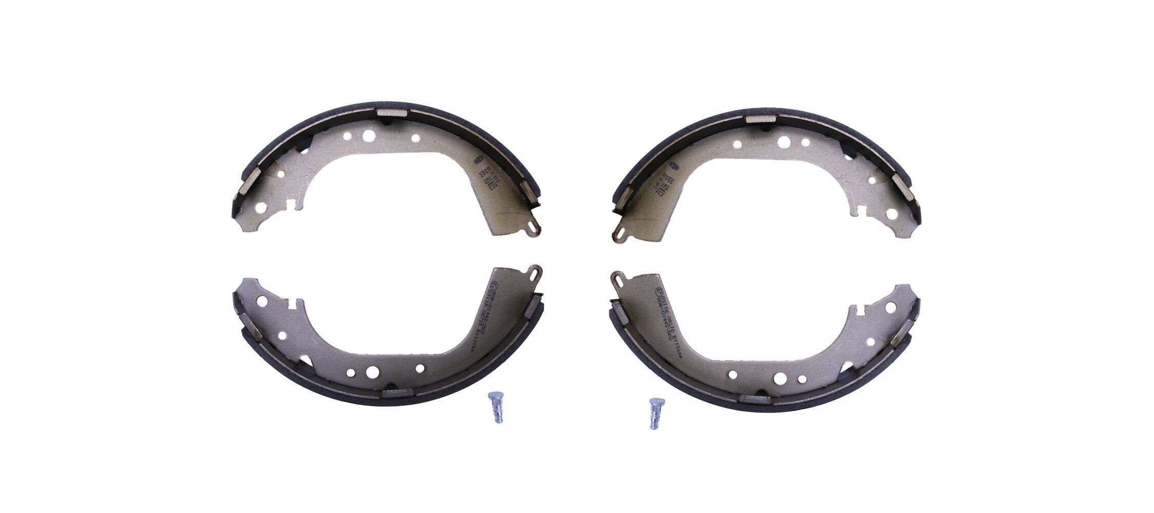 HELLA Piduriklotside komplekt 8DB 355 000-231 8DB 355 000-231 Trummelpiduriklotsid HELLA DODGE GRAND CARAVAN