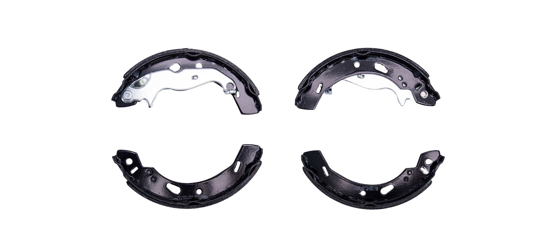 HELLA Bremsbackensatz 8DB 355 000-291 8DB 355 000-291 HELLA SSANGYONG Trommelbremse