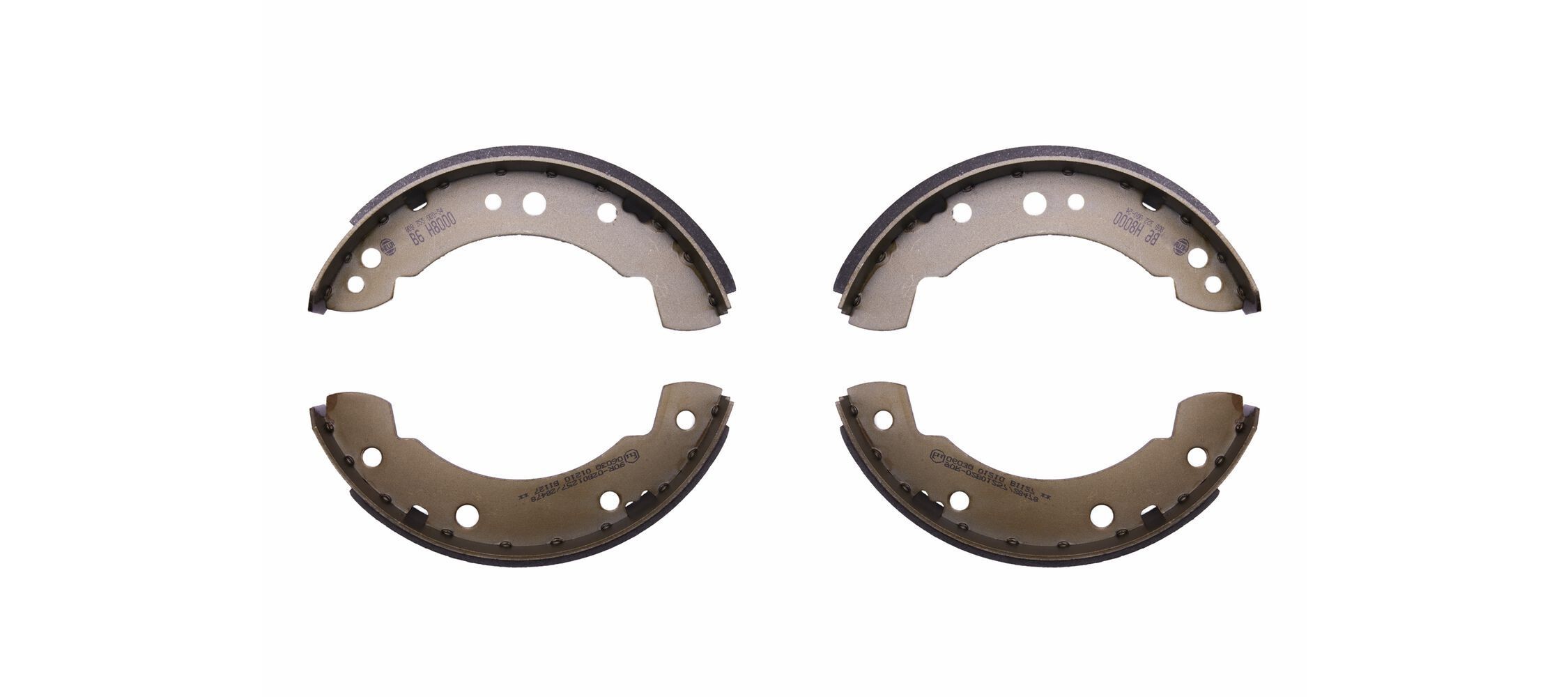 HELLA Bromsbacksats 8DB 355 000-541 Taunus 20M II Bromsbackar HELLA 8DB 355 000-541