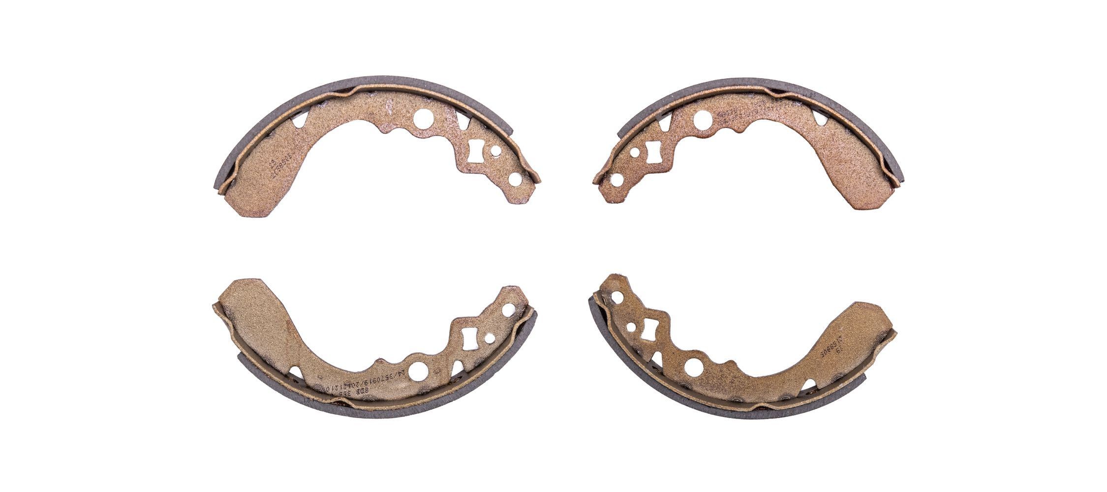 HELLA Sada brzdových čeľustí 8DB 355 001-121 cena Brzdové čeluste Daihatsu M1 8DB 355 001-121 HELLA