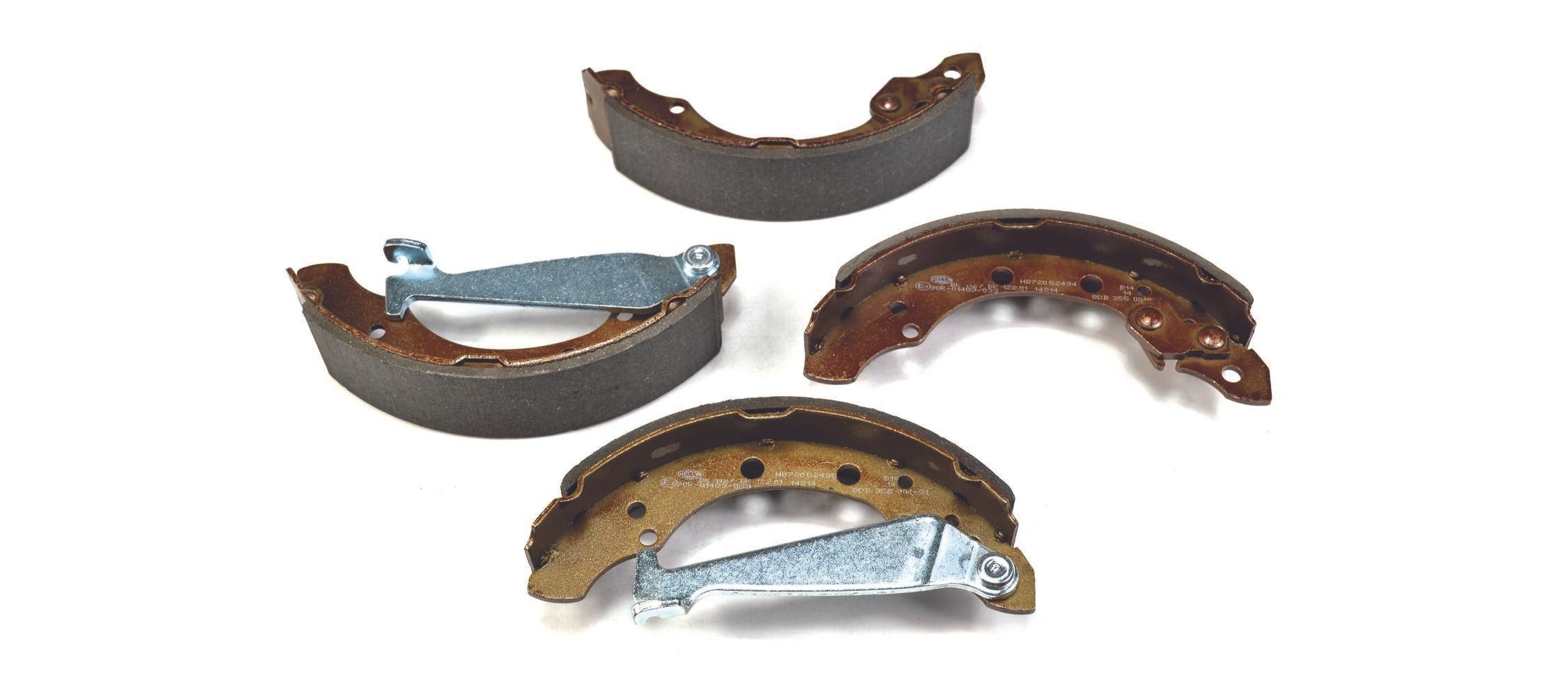 HELLA Brake Shoe Set 8DB 355 001-311 Volkswagen GOLF HELLA brake shoes 8DB355001311