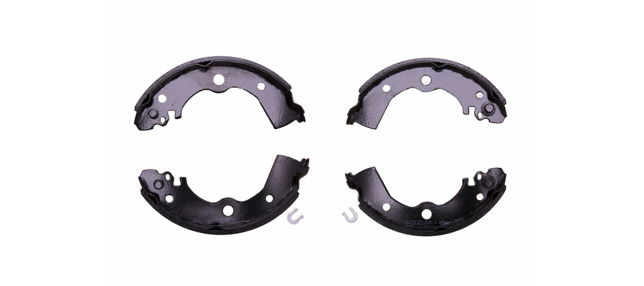 HELLA Bremžu loku komplekts 8DB 355 001-411 cena Bremžu loku Nissan N15 8DB 355 001-411 HELLA