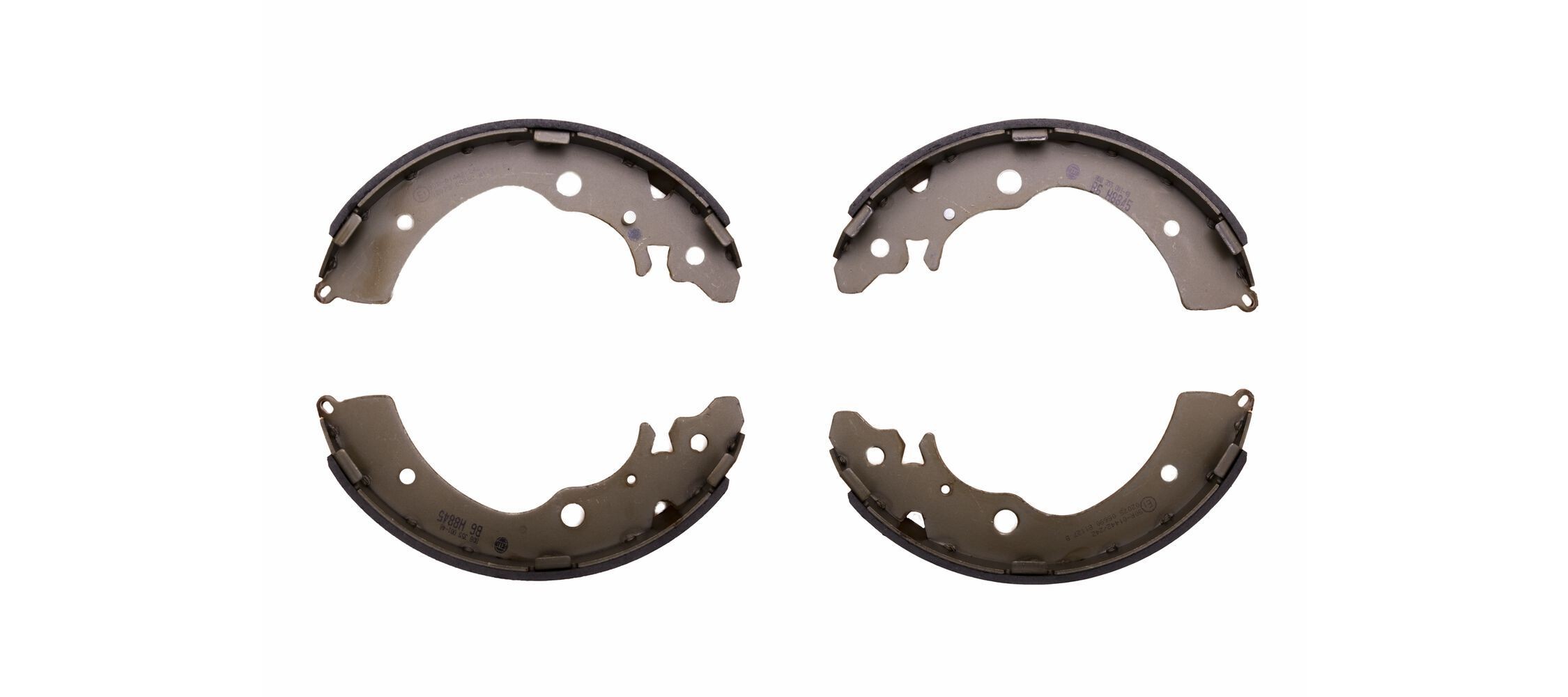 HELLA Piduriklotside komplekt 8DB 355 001-481 HELLA 8DB355001-481 Trummelpidur Carry X Buss hind