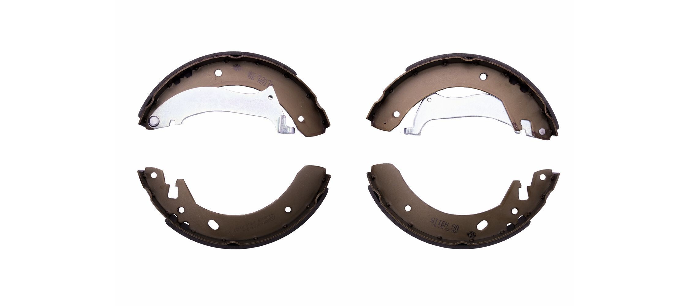 HELLA Jeu de mâchoires de frein 8DB 355 001-901 Jeu de mâchoires de frein Land Rover LN 8DB 355 001-901 HELLA