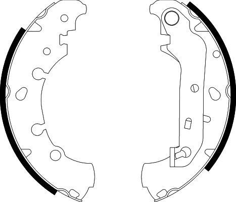 HELLA Jarrukenkäsarja 8DB 355 002-411 8DB 355 002-411 HELLA Jarrukengät Hyundai KONA hinta