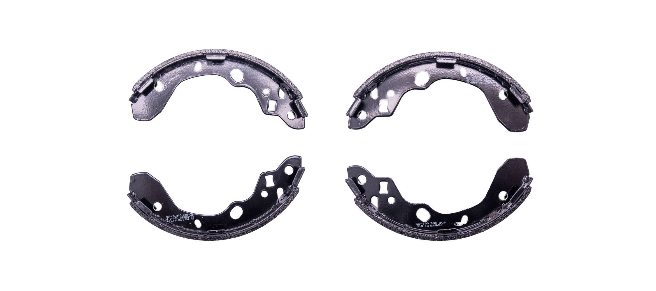 HELLA Sada brzdových čeľustí 8DB 355 002-551 Bubnové brzdy HELLA Mazda MX-3 8DB 355 002-551