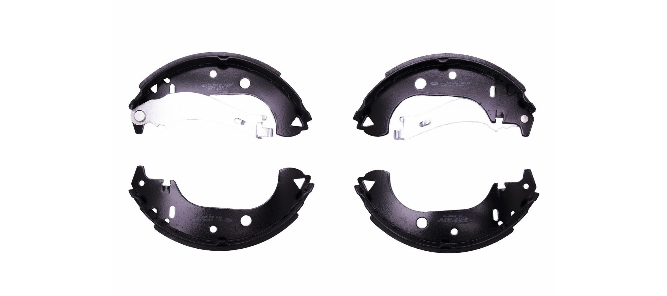 HELLA Jeu de mâchoires de frein 8DB 355 002-611 Segment de frein HELLA STRADA 8DB 355 002-611 pas cher