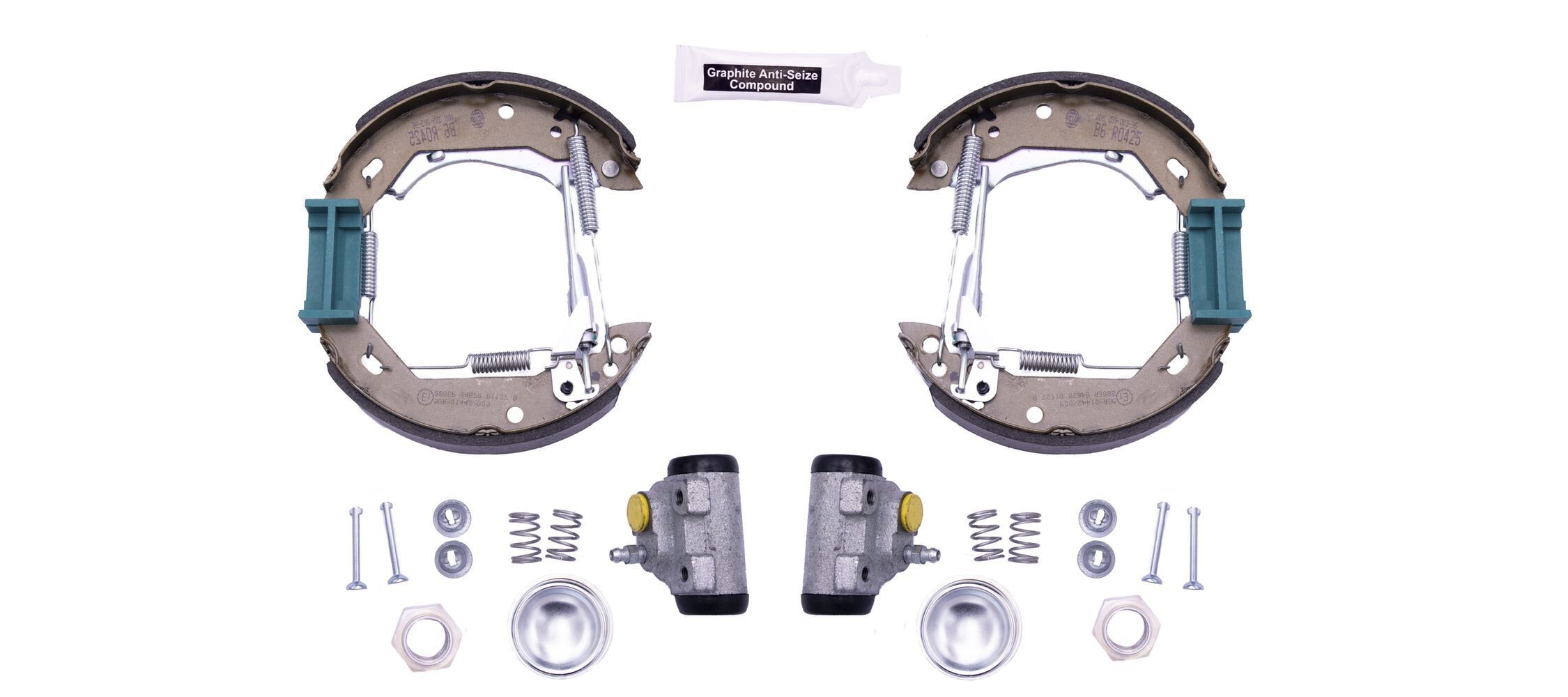 HELLA Sada bŕzd, Bubnová brzda 8DB 355 003-961 Sada bŕzd, bubnová brzda HELLA Citroën C3 Shoe Kit Pro 8DB 355 003-961