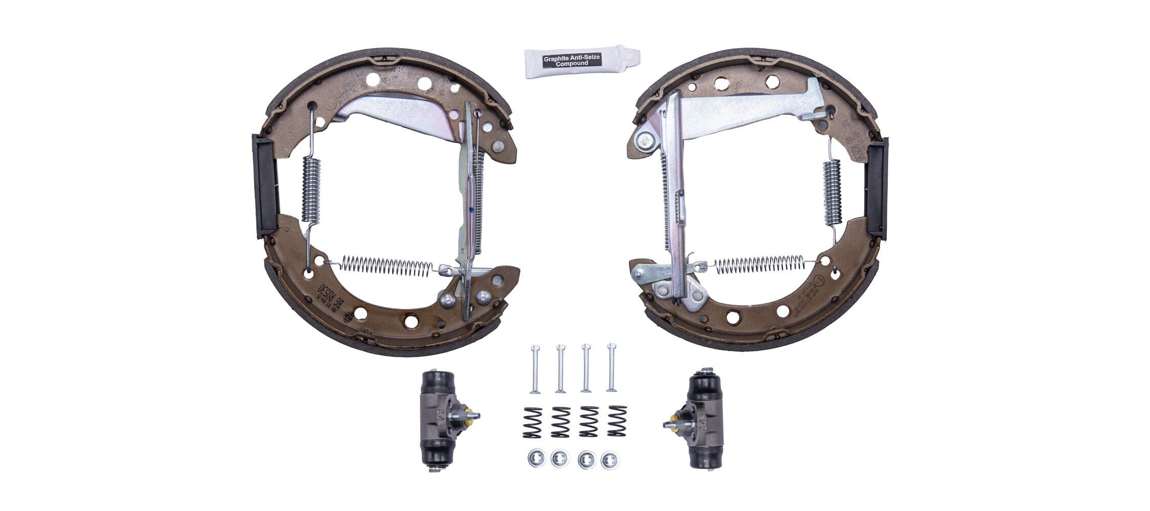 HELLA Jogo de travões, travões de tambor 8DB 355 004-051 8DB 355 004-051 Shoe Kit Pro Jogo de travões, travões de tambor VW MULTIVAN HELLA