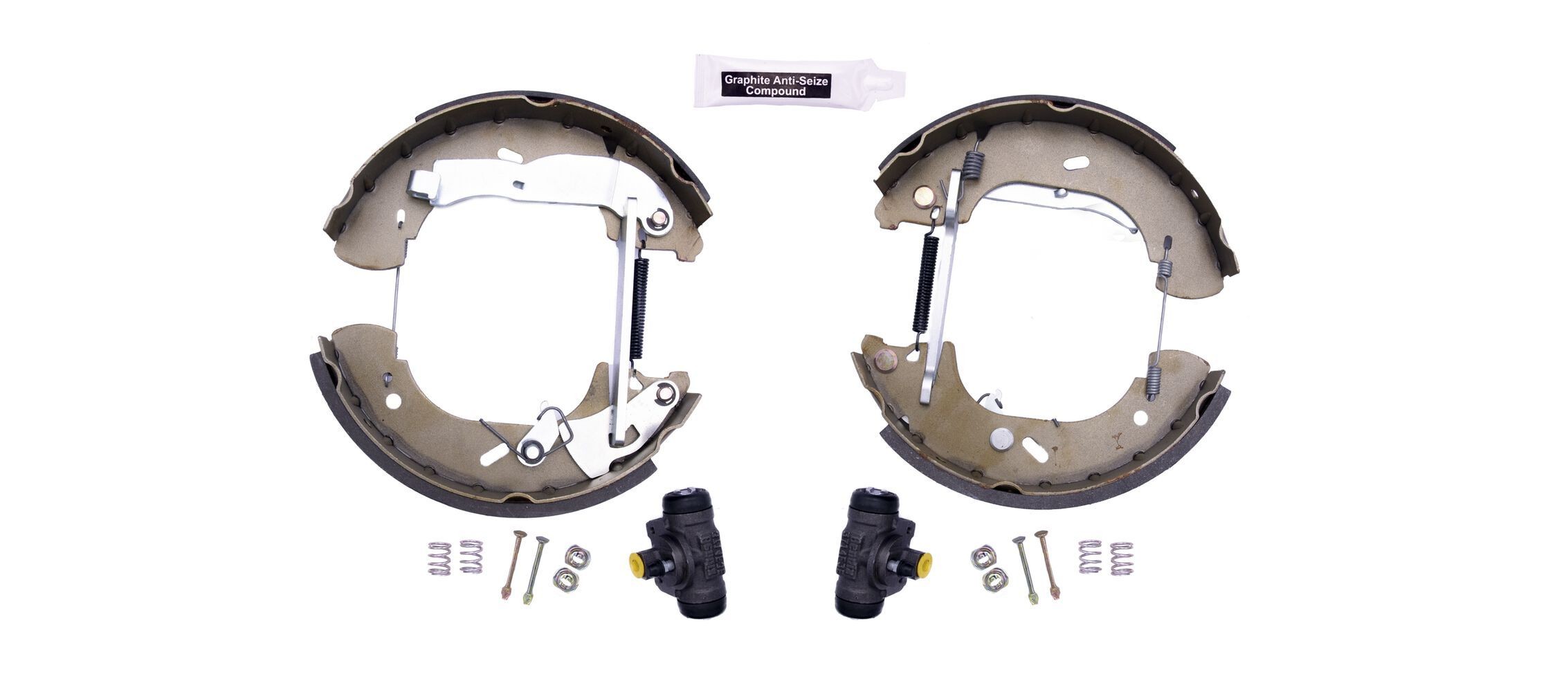 HELLA Bremsesett, trommebremse 8DB 355 004-141 Bremsesett, trommebremse HELLA Ford KA Shoe Kit Pro 8DB 355 004-141