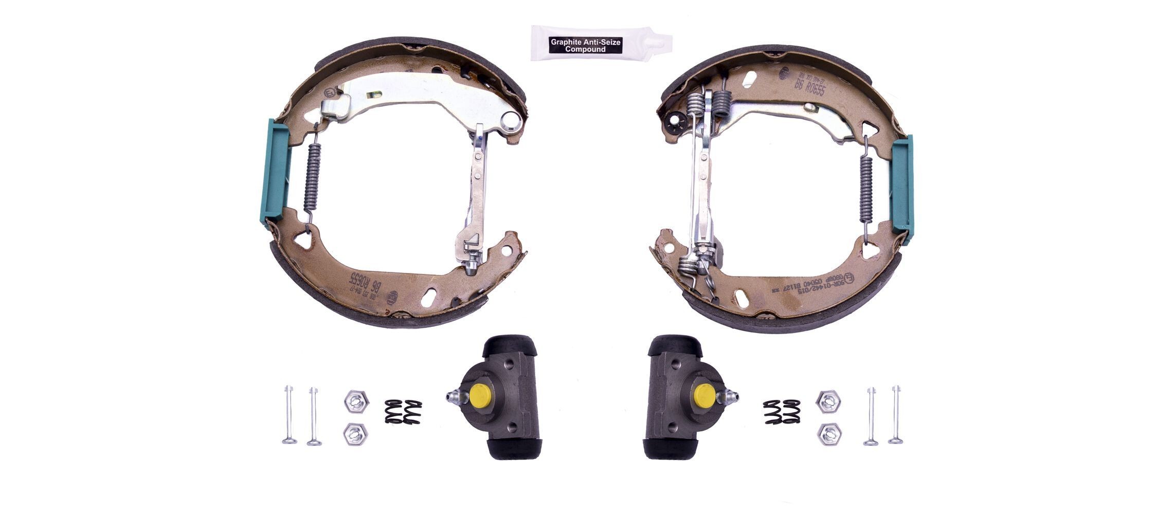 HELLA Σετ φρένων, ταμπουρόφρενα 8DB 355 004-271 HELLA 8DB355004-271 Φρένο τυμπάνου Lancia Y 840A τιμες