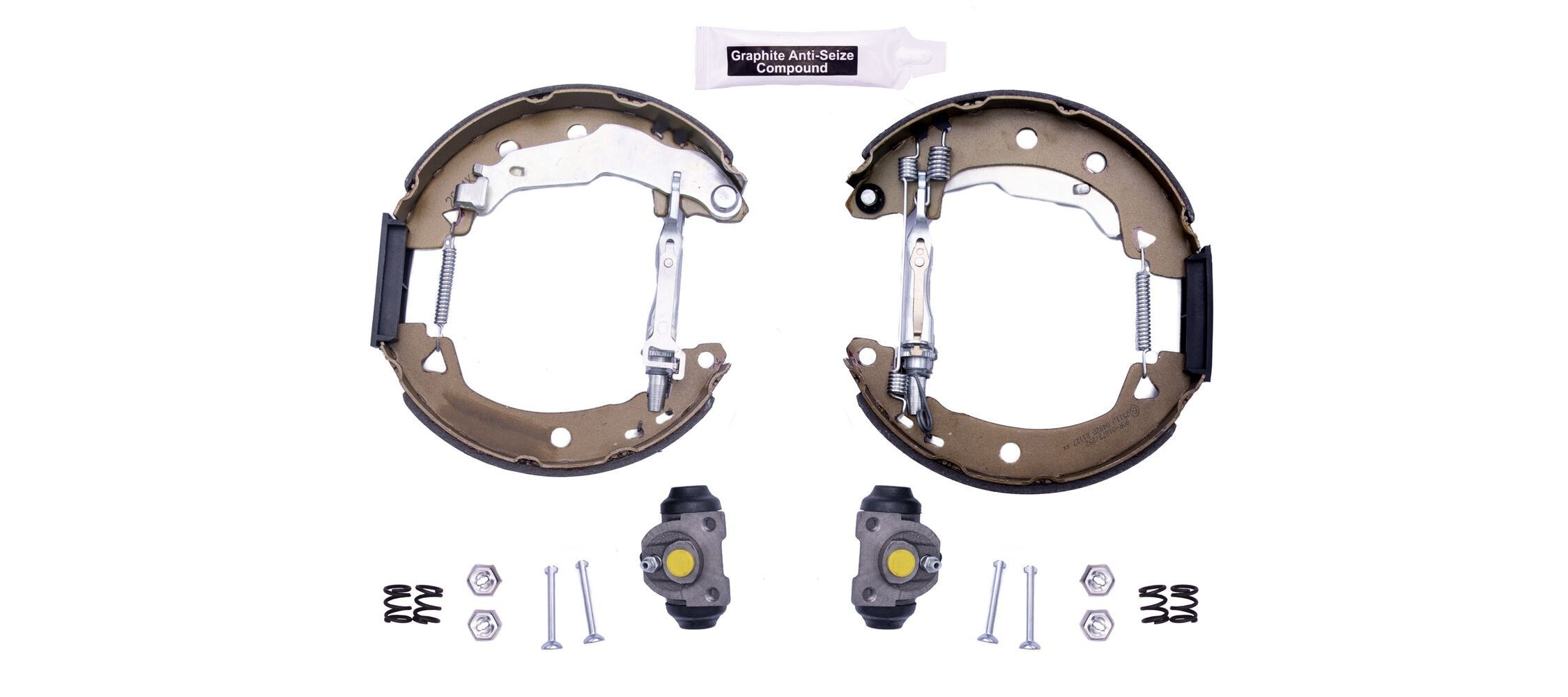 HELLA Pidurikomplekt, trummelpidur 8DB 355 004-381 Pidurikomplekt, trummelpidur HELLA Fiat GRANDE PUNTO Shoe Kit Pro 8DB 355 004-381