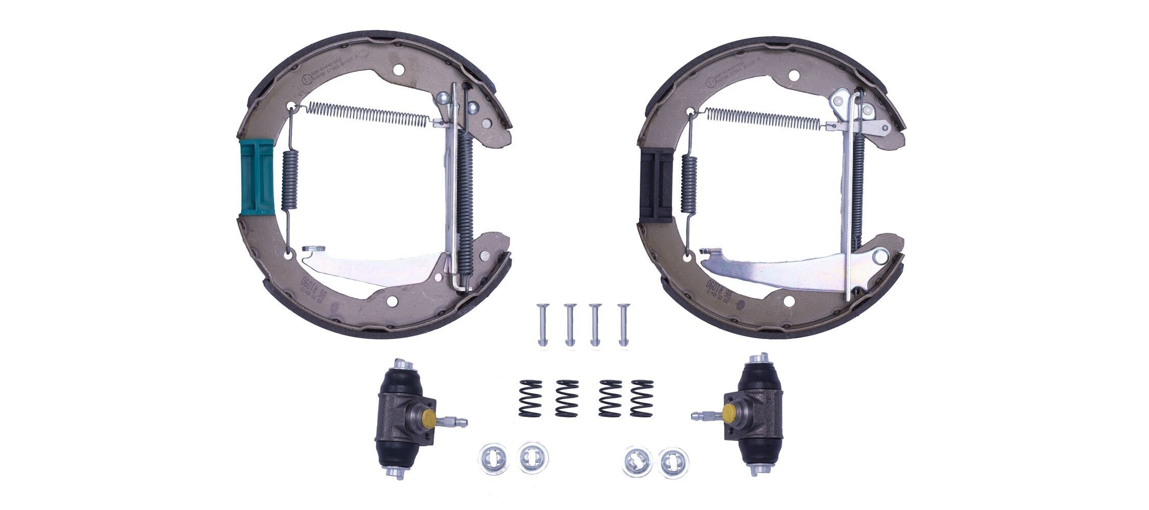 HELLA Bremsesett, trommebremse 8DB 355 004-721 8DB 355 004-721 Shoe Kit Pro Bremsesett, trommebremse VW MULTIVAN HELLA
