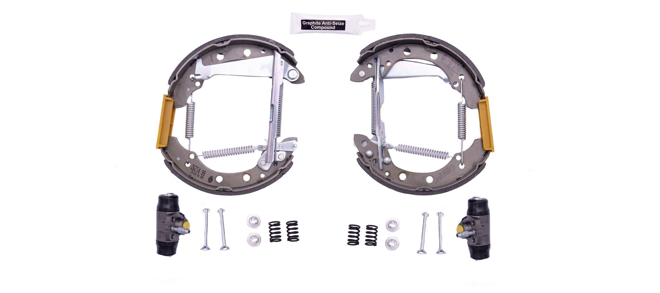 HELLA Bremsensatz, Trommelbremse 8DB 355 005-021 8DB 355 005-021 Shoe Kit Pro Trommelbremse komplett SKODA FAVORIT HELLA kaufen