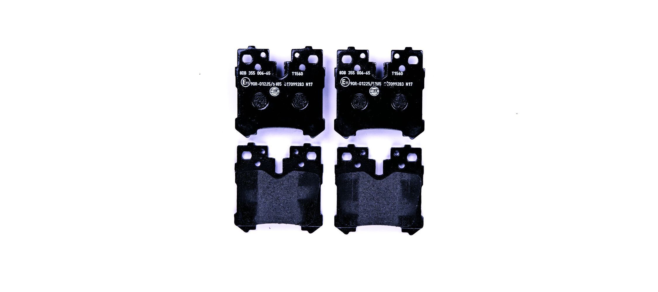 HELLA Brake pad set 8DB 355 006-651 HELLA 8DB 355 006-651 Brake pad set TOYOTA Mirai (JPD20) FCV (JPD20) 182 hp 2022