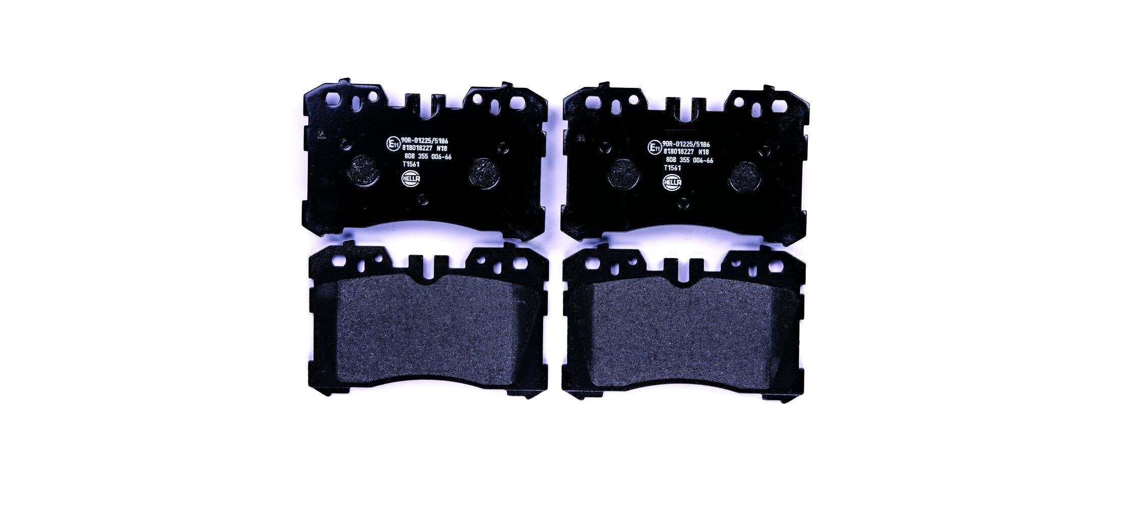 Jarrupalat, levyjarru HELLA 8DB 355 006-661 HELLA 8DB 355 006-661 LEXUS LS 2017 Jarrupala