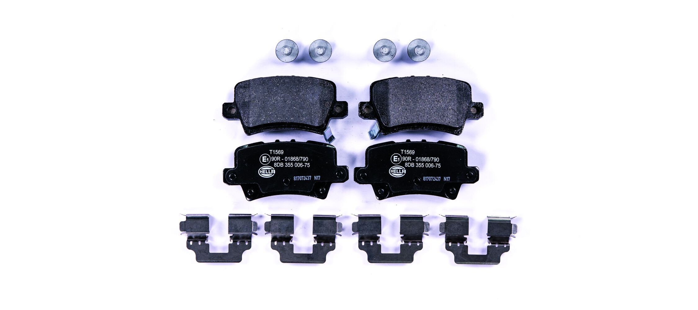 HELLA Piduriklotsid 8DB 355 006-751 8DB 355 006-751 Klotsid HONDA STEPWGN HELLA