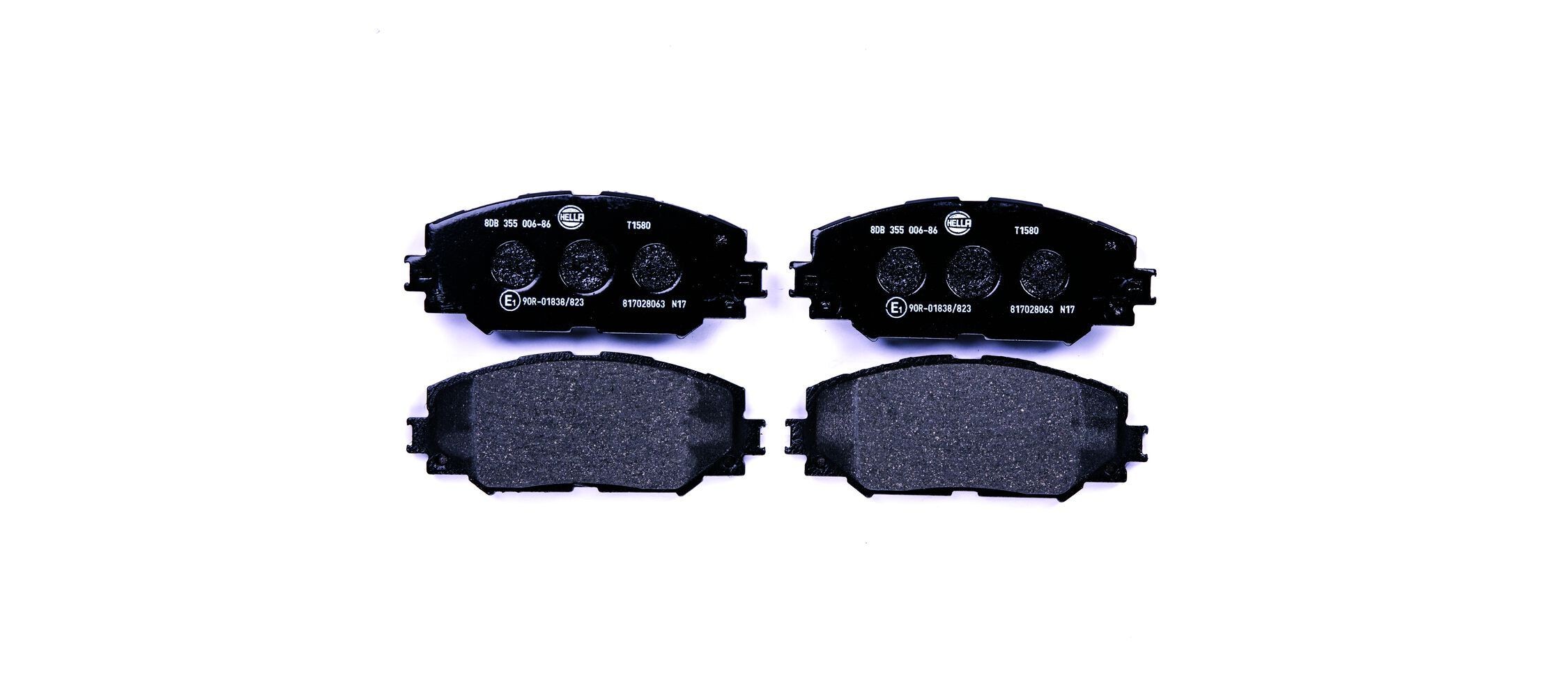 HELLA Bremseklosser 8DB 355 006-861 8DB 355 006-861 Sportsbremseklosser SUBARU FORESTER HELLA