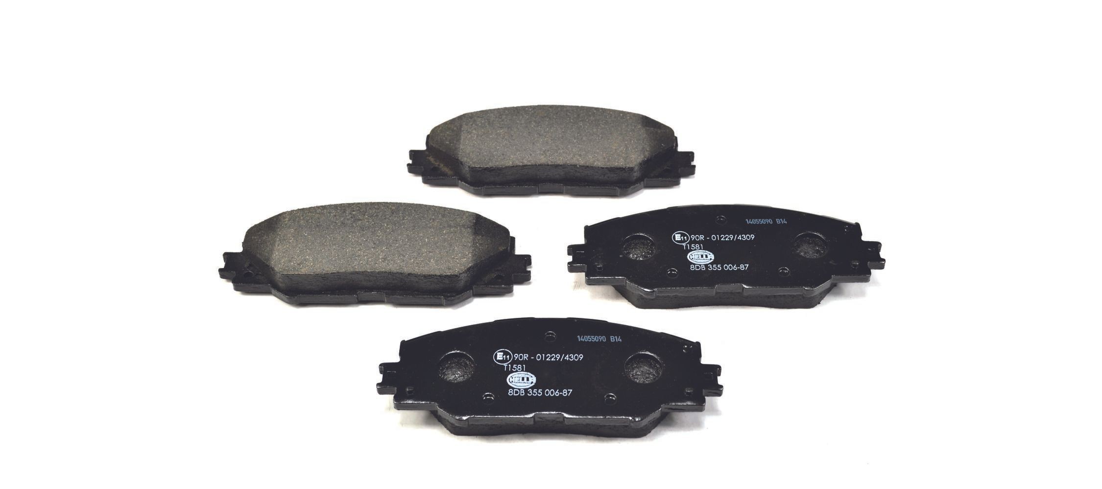 HELLA Piduriklotsid 8DB 355 006-871 Pidurikattekomplekt, ketaspidur HELLA RAV 4 8DB 355 006-871 odav