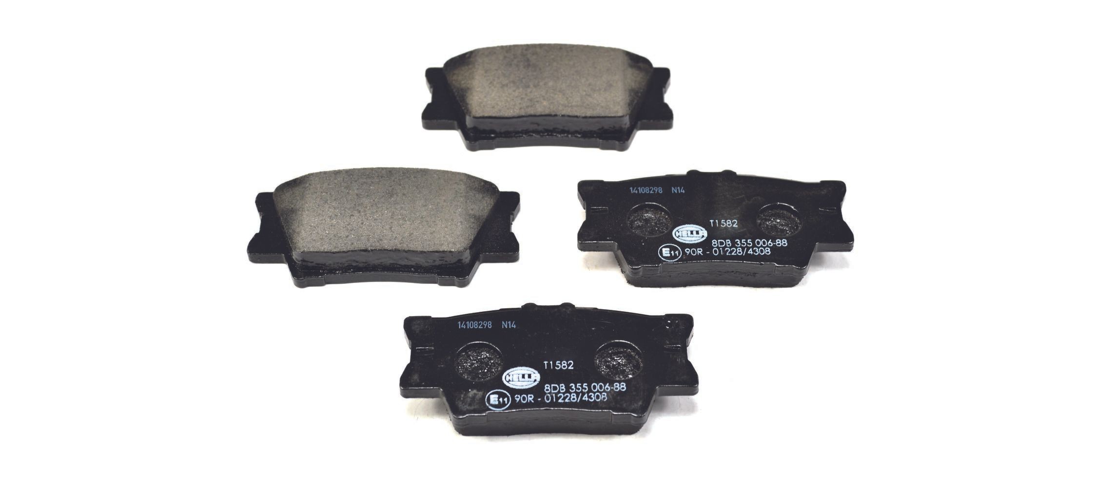 HELLA Brzdové doštičky/platničky 8DB 355 006-881 HELLA 8DB355006-881 Športové brzdové doštičky Toyota Camry XV40 cena