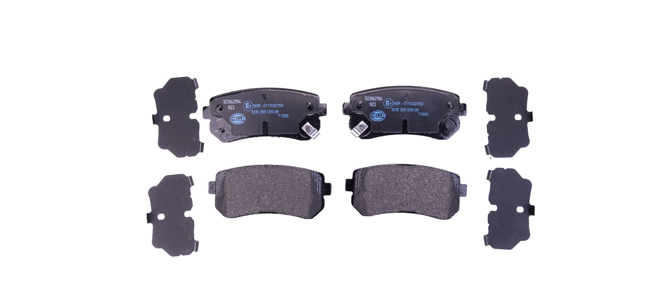 HELLA Kit pastiglie freni 8DB 355 006-961 8DB 355 006-961 Pastiglie freno sportive KIA PROCEED HELLA costo