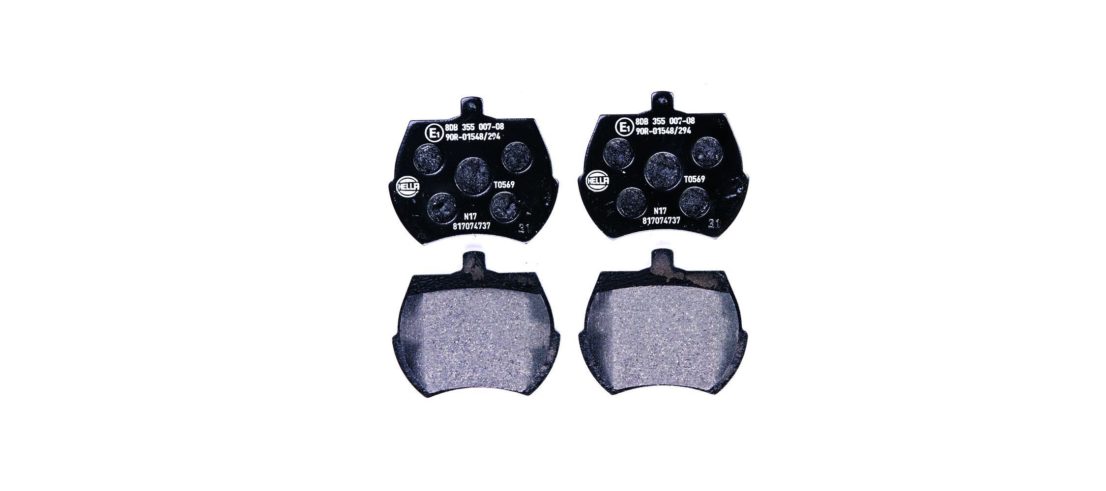 HELLA Bremseklosser 8DB 355 007-081 HELLA 8DB 355 007-081 Bremseklosser AUSTIN Maestro (XC) 1.6 MG 98 hk 1984