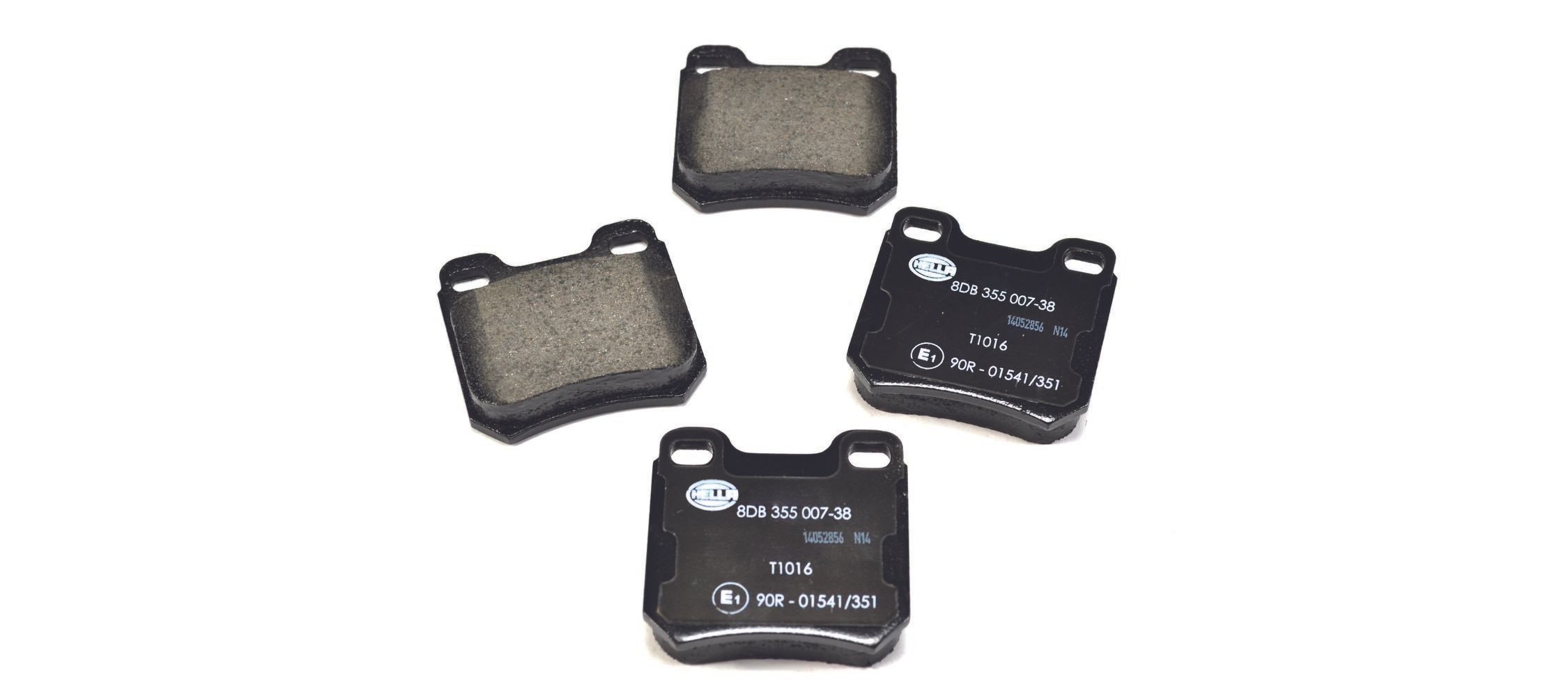 HELLA Brzdové doštičky/platničky 8DB 355 007-381 Športové brzdové doštičky HELLA Saab 900 8DB 355 007-381