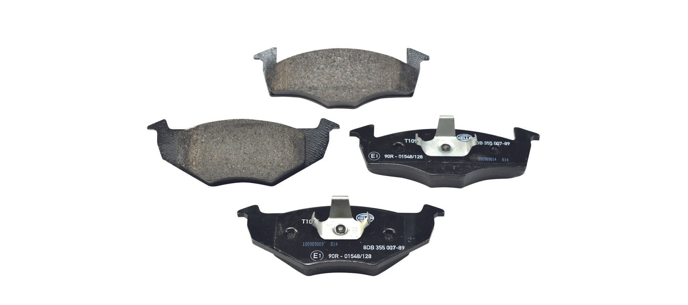 Kit pastiglie freni HELLA 8DB 355 007-891 HELLA 8DB 355 007-891 costo Pastiglie dei freni Volkswagen VOYAGE 2008