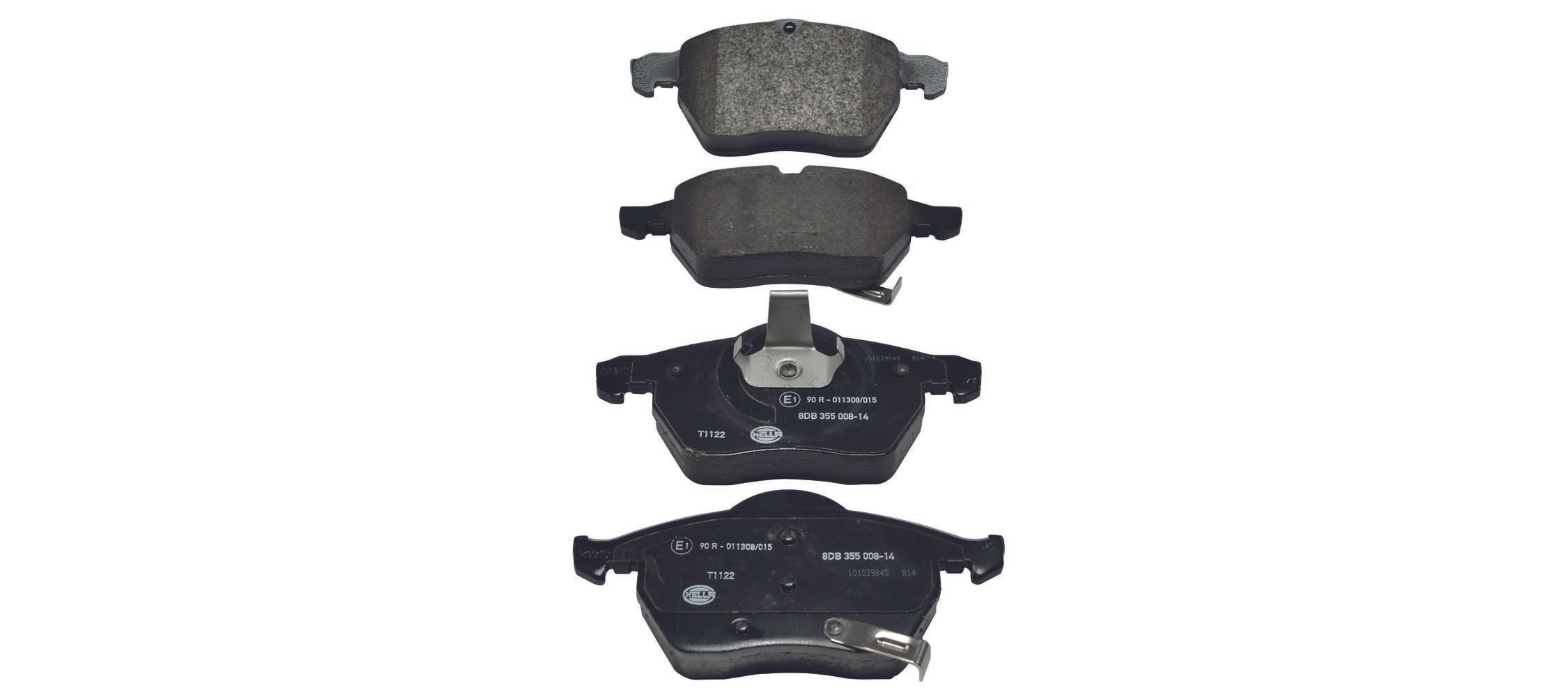 HELLA Pastilhas de travão 8DB 355 008-141 8DB 355 008-141 Pastilhas de travão desportivas SAAB 9-7X HELLA