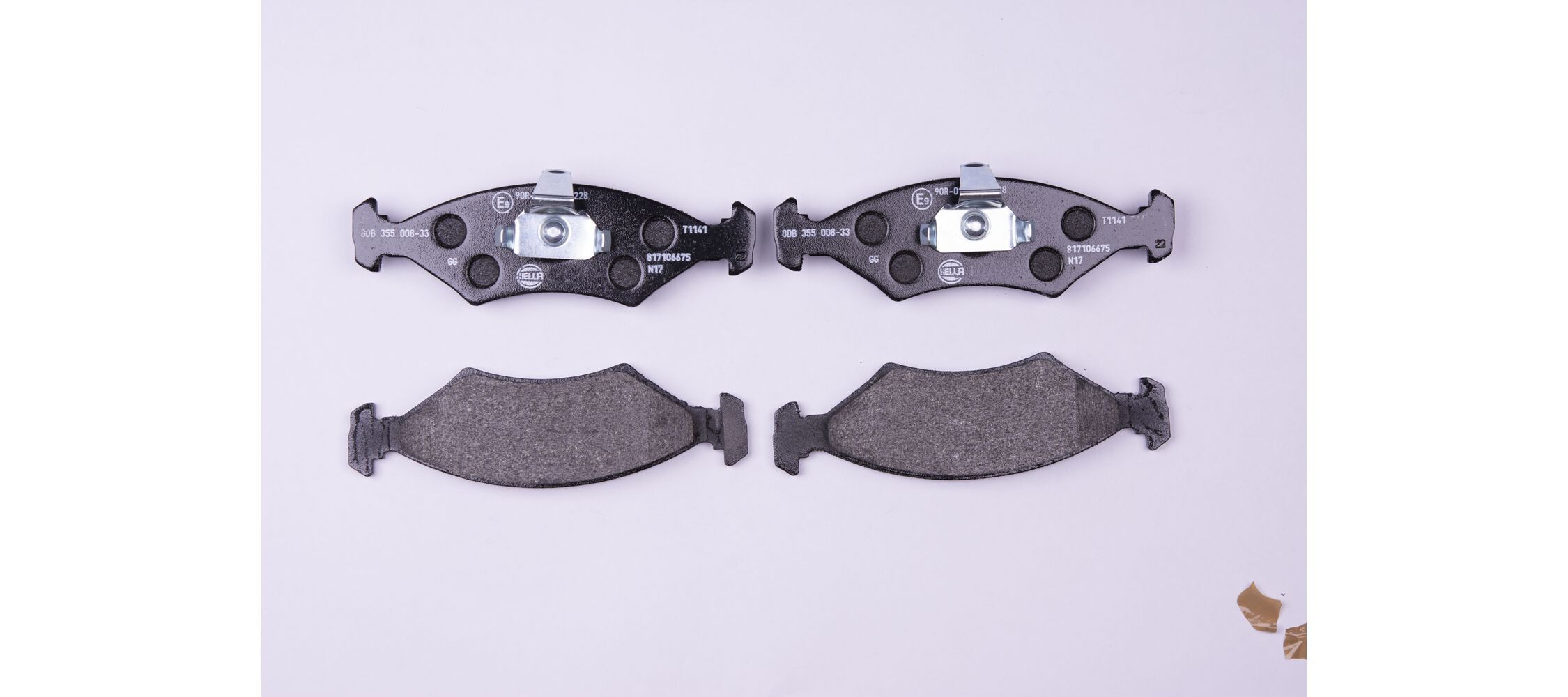 HELLA Bremseklodser 8DB 355 008-331 HELLA 8DB 355 008-331 Ford Escort MK4 Stationcar Sports bremseklodser originale pris