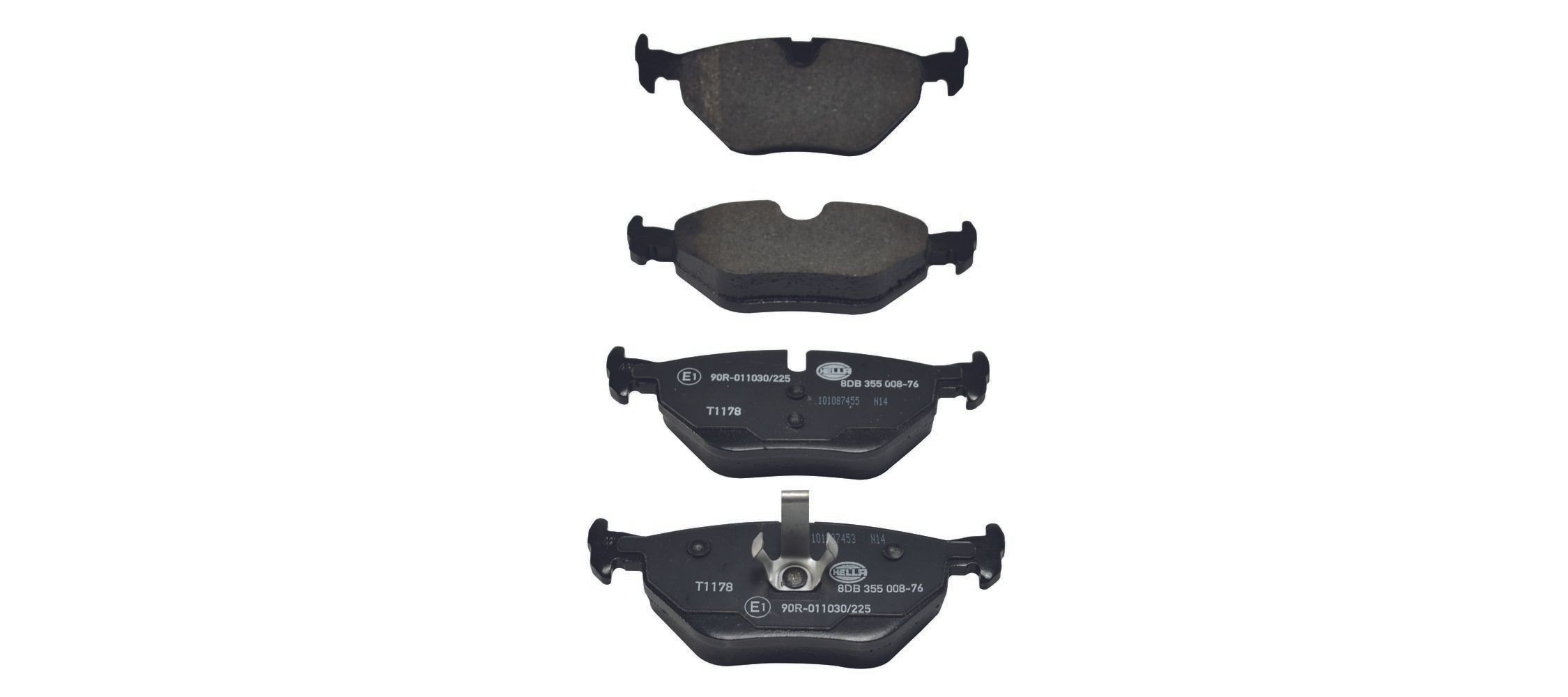 Bromsbelägg HELLA 8DB 355 008-761 HELLA 8DB 355 008-761 Bromsklossar MG MG 6 2018