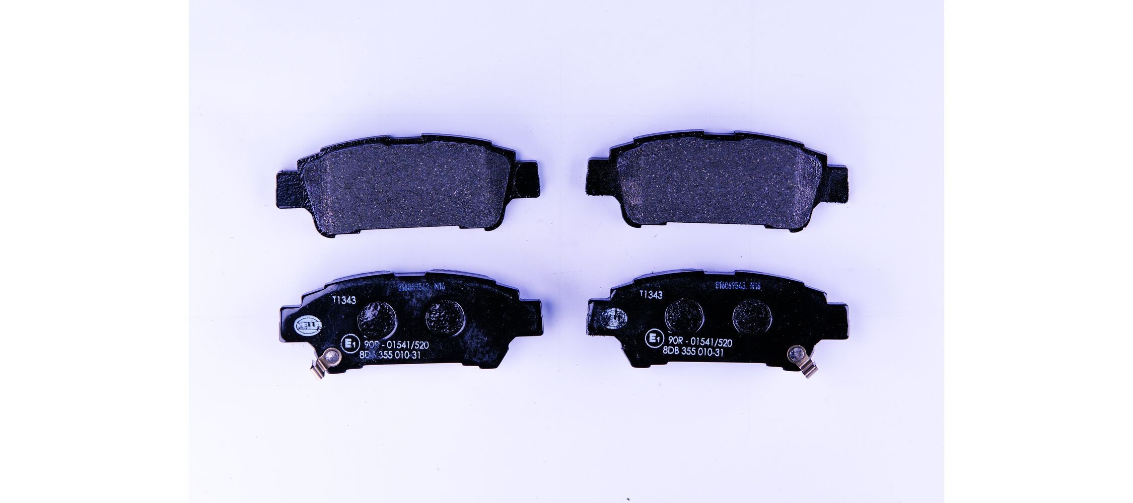 HELLA Bremsbeläge 8DB 355 010-311 Bremsbelagsatz Toyota _CLM2_, _ACM2_ 8DB 355 010-311 HELLA