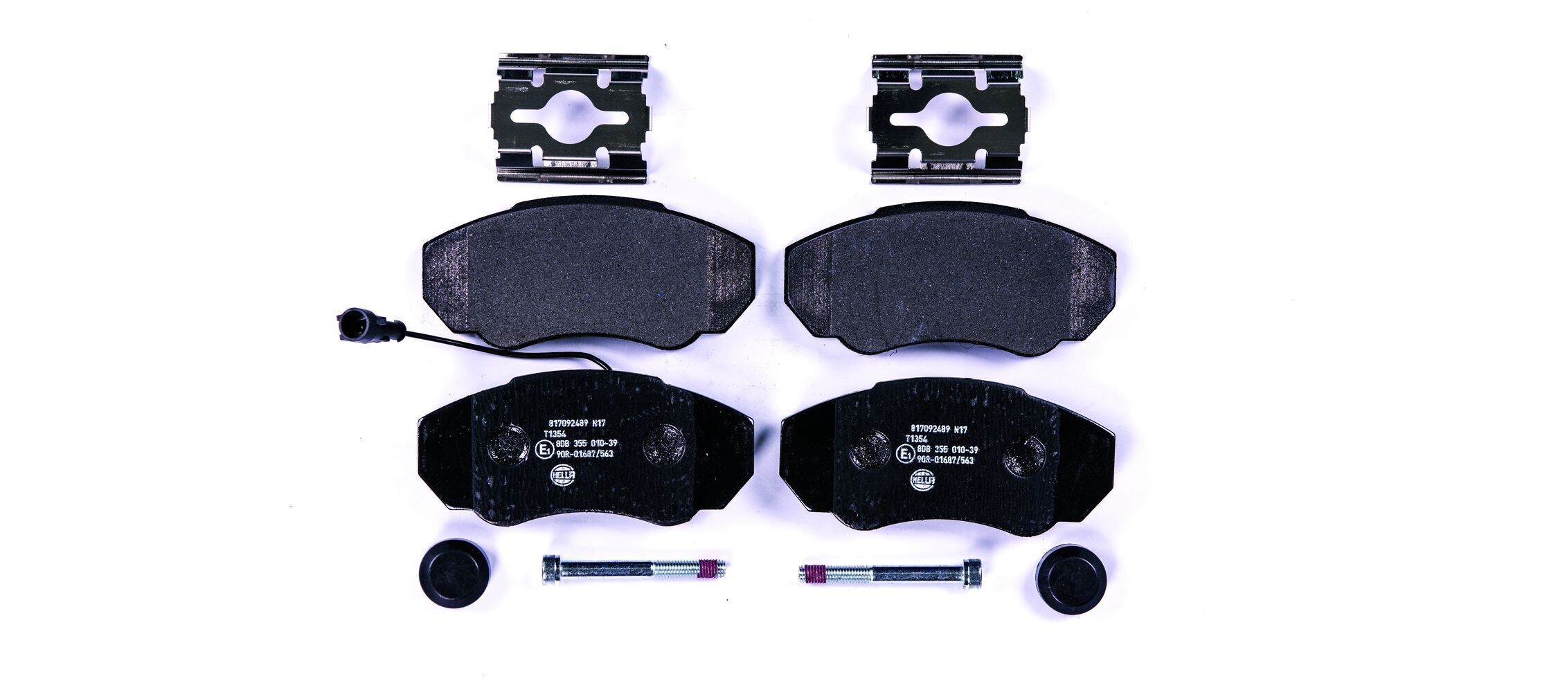 HELLA Bremseklosser 8DB 355 010-391 8DB 355 010-391 Bremseklosser HELLA PEUGEOT EXPERT