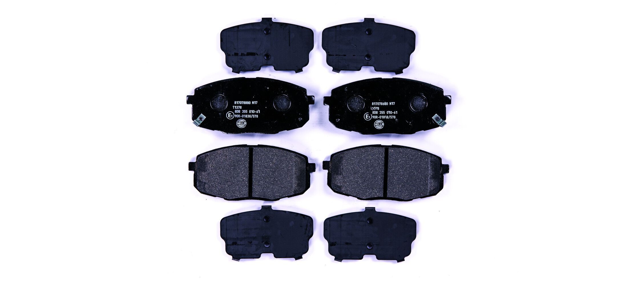 HELLA Kit pastiglie freni 8DB 355 010-611 8DB 355 010-611 costo Pastiglie dei freni HELLA HYUNDAI ELANTRA