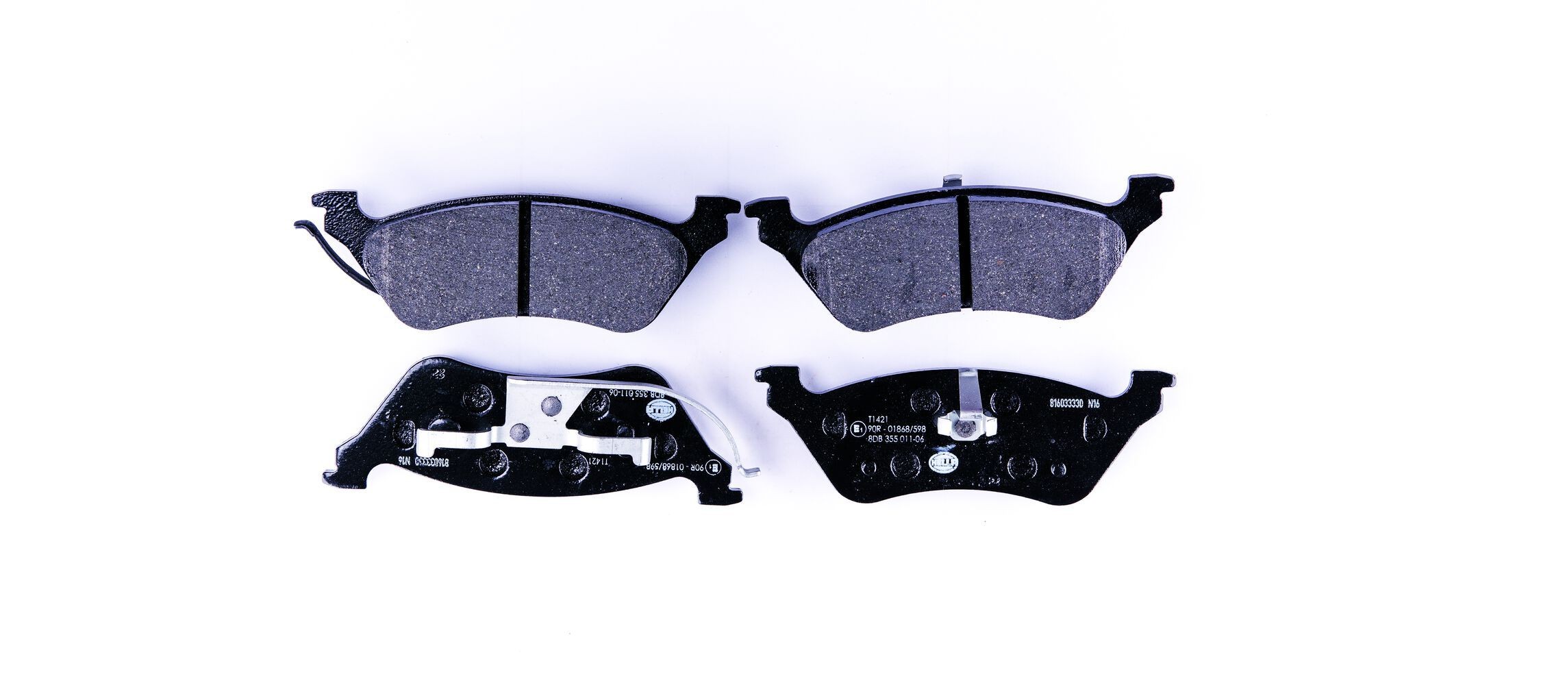 Bremseklosser HELLA 8DB 355 011-061 HELLA 8DB 355 011-061 Bremsekloss DODGE GRAND CARAVAN 2003