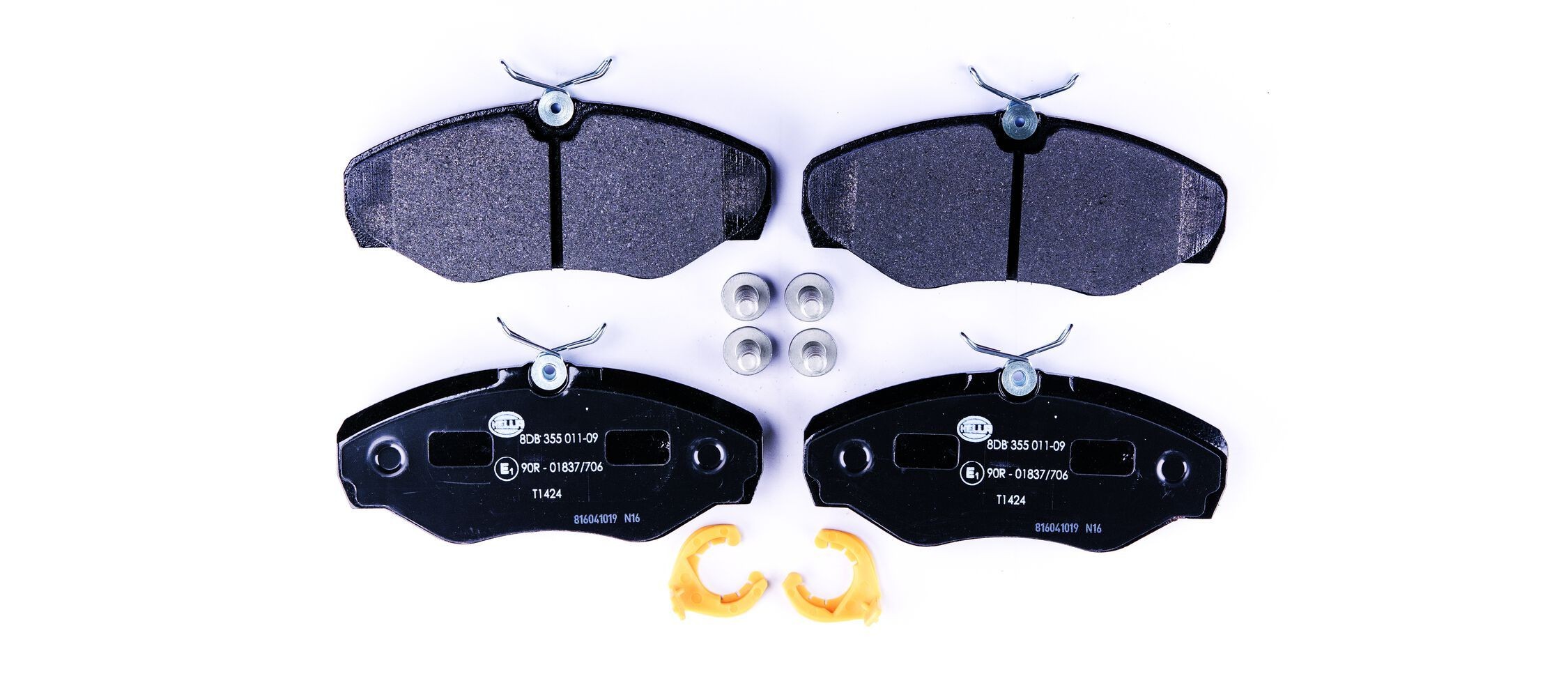 HELLA Kit pastiglie freni 8DB 355 011-091 8DB 355 011-091 Pastiglie freno HELLA Opel